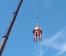 St. Stanislaus Bell Tower Domes Completed
