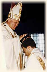Ordination of Msgr. Wach by Pope John Paul II