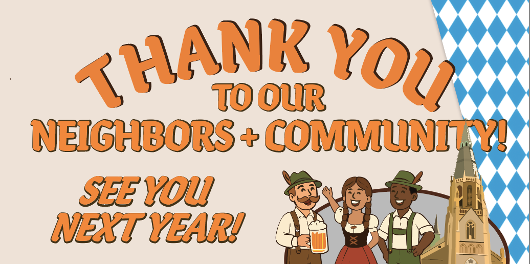Oktoberfest Community Thank You