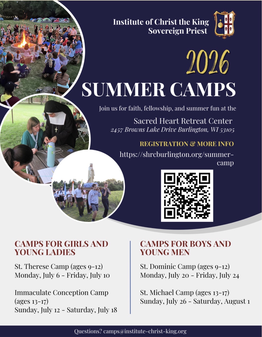 ICKSP Summer Camps -2026