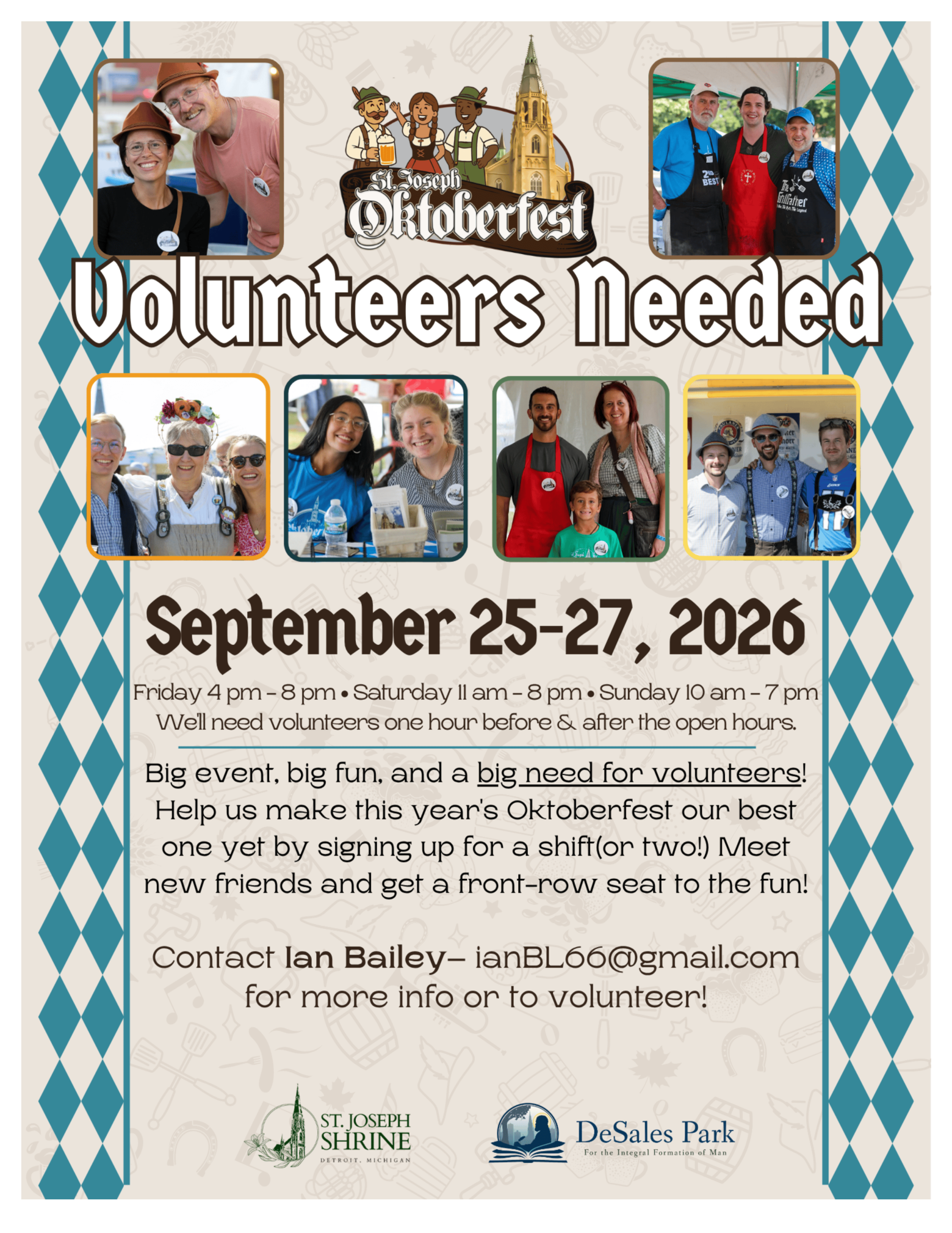 Oktoberfest Volunteers Needed