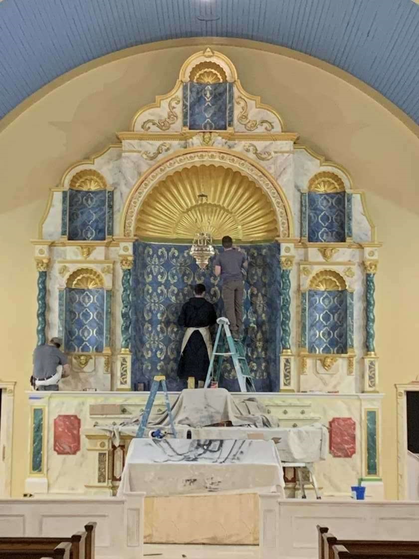 Church Restoration in Sulphur: A New Reredos
