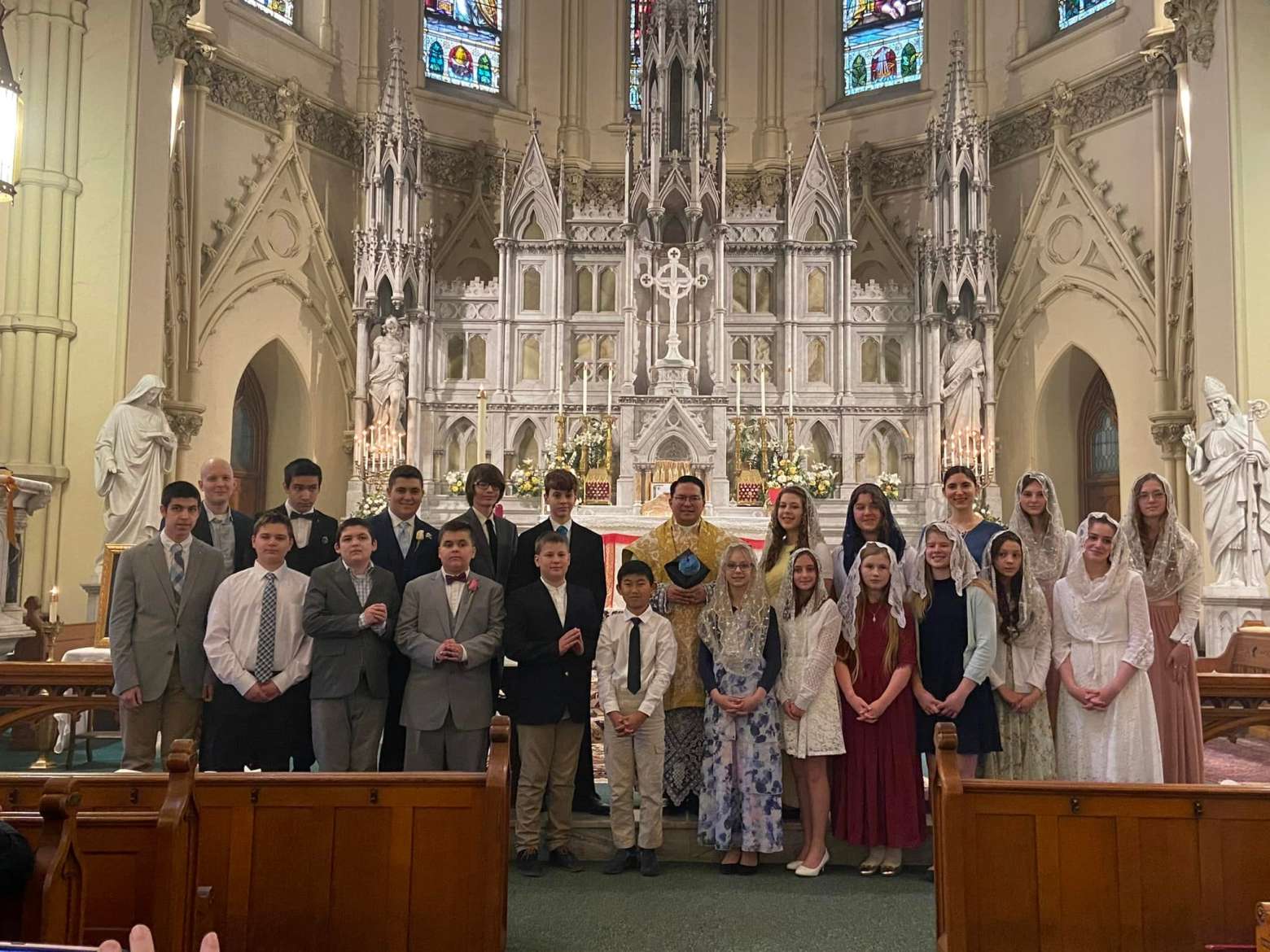 A Low Sunday Full of Graces:  Confirmations in Waterbury