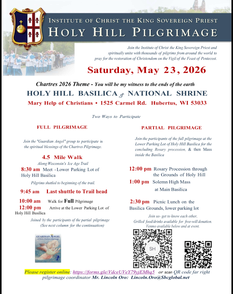 2026 Holy Hill Pilgrimage