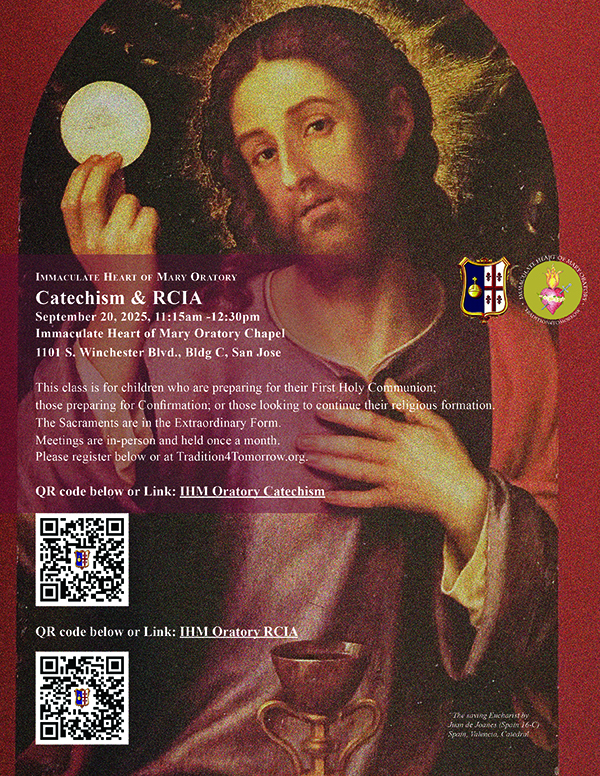 IHM Oratory Catechism & RICA